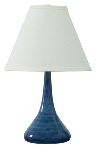House Of Troy Lighting GS802-BG  Scatchard Lamp Blue Gloss