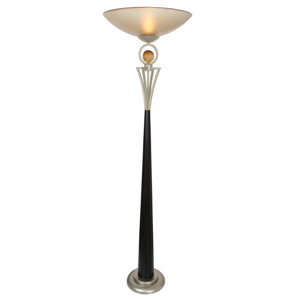 Van Teal Lighting 130481 You Will Remember One Light Torchiere Lamp Two-Tone