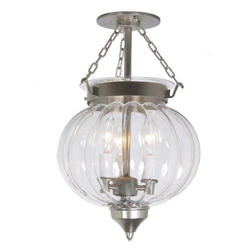 JVI Designs Melon 1053-17 Ceiling Light - Pewter