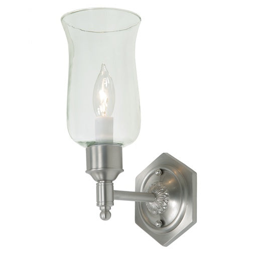 JVI Designs Traditional Brass 324-17 Wall Light - Pewter