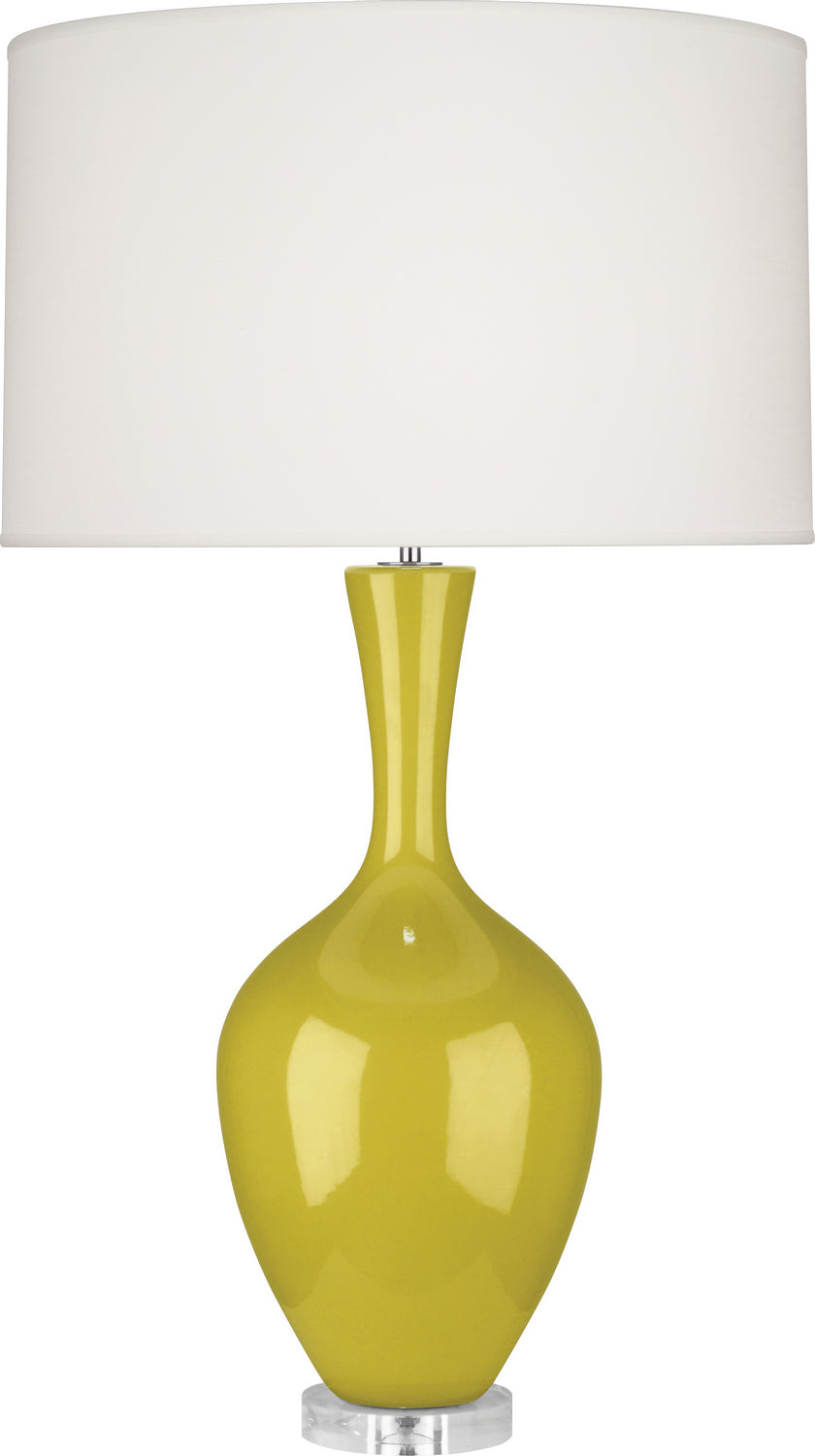 Robert Abbey Lighting CI980 Audrey Lamp Citron Glazed