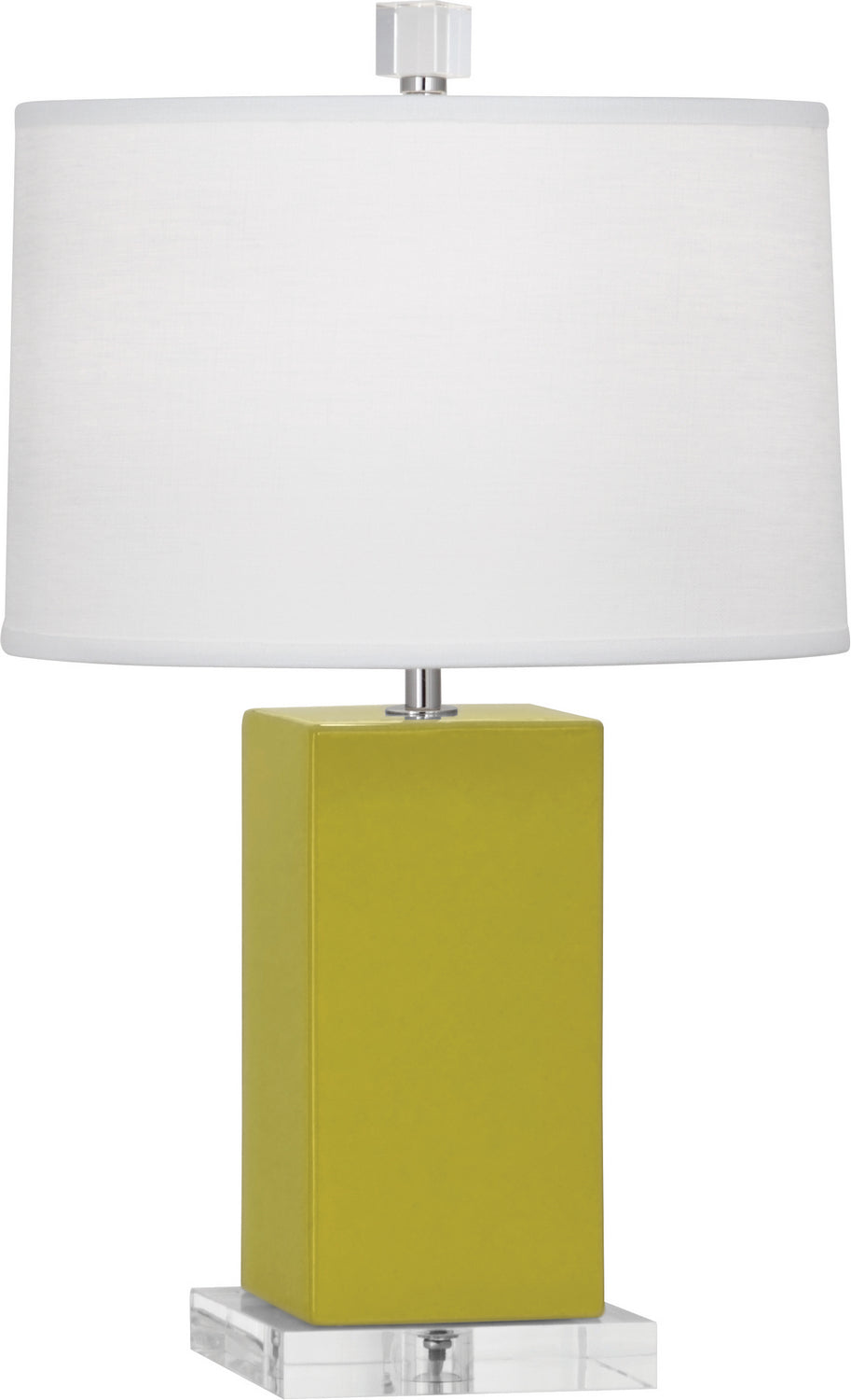 Robert Abbey Lighting CI990 Harvey Lamp Citron Glazed