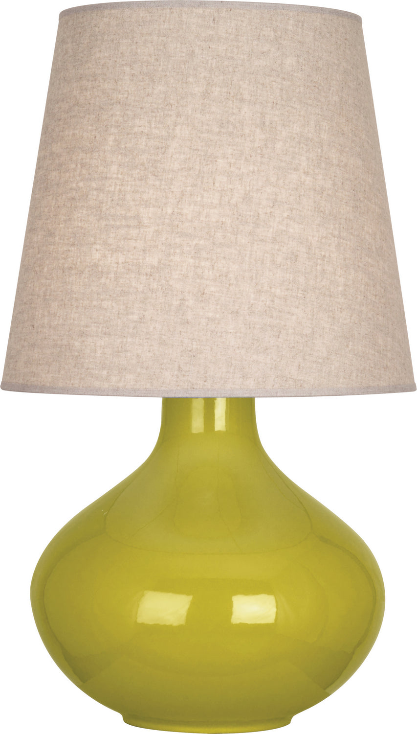 Robert Abbey Lighting CI991 June Lamp Citron Glazed