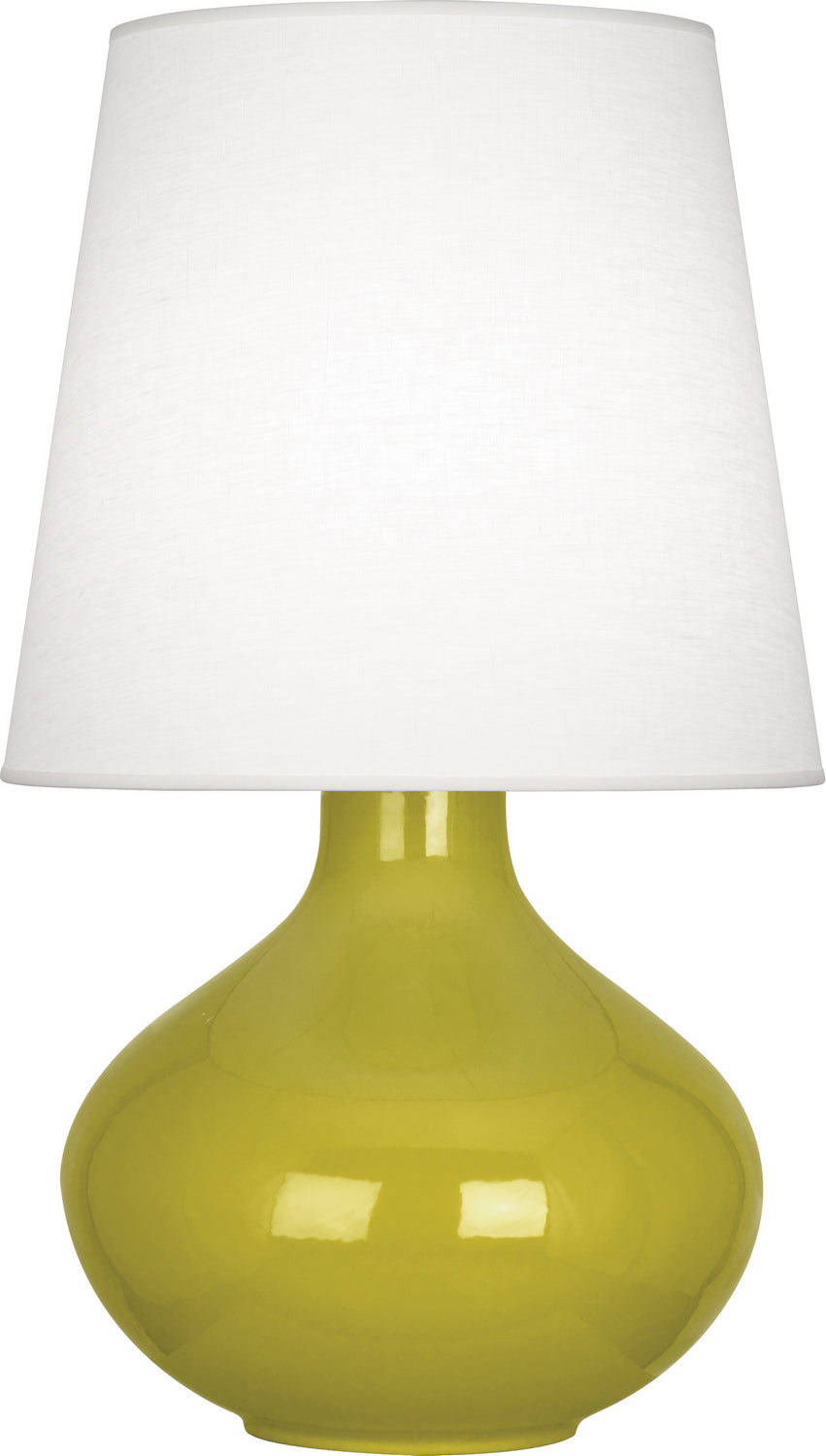 Robert Abbey Lighting CI993 June Lamp Citron Glazed