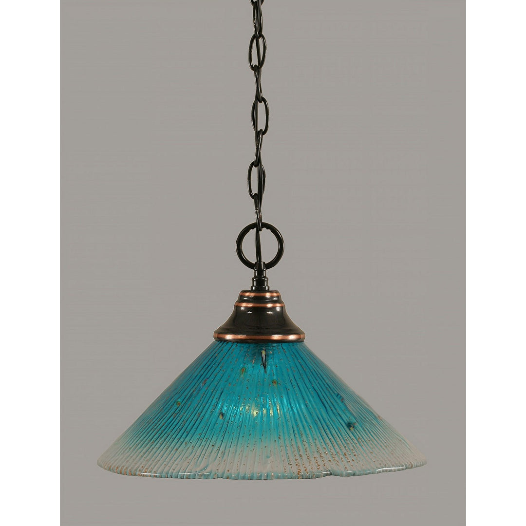 Toltec Any 10-bc-448 Pendant Light - Black Copper