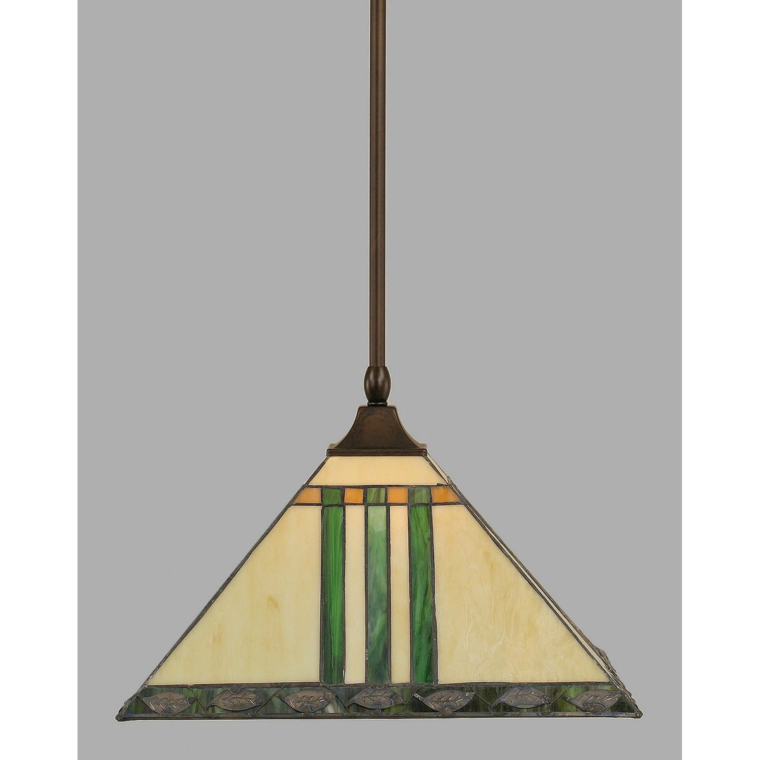 Toltec Square 13-brz-957 Pendant Light - Bronze