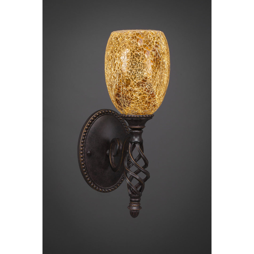 Toltec Eleganté 161-dg-4175 Wall Sconce Light - Dark Granite