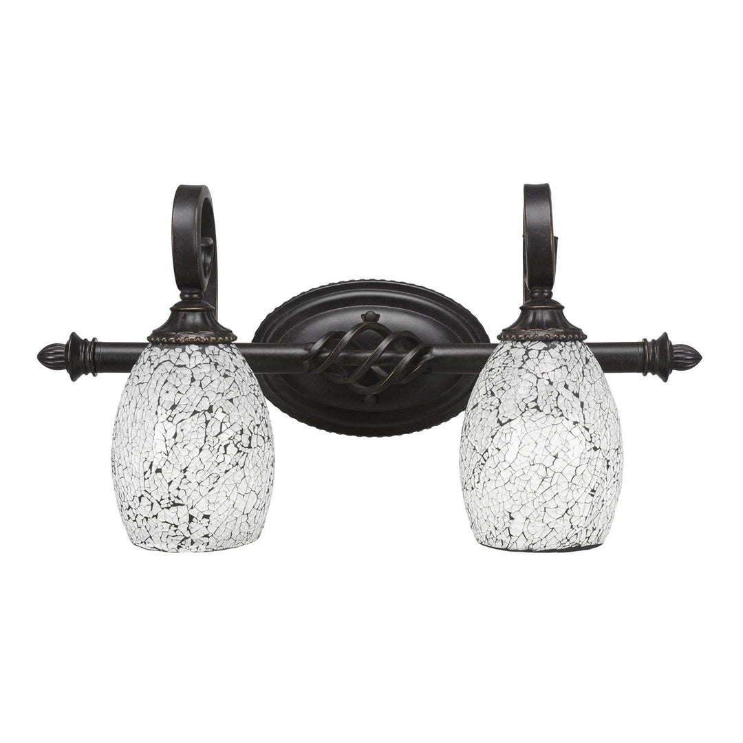 Toltec Eleganté 162-dg-4165 Bath Vanity Light 11 in. wide - Dark Granite