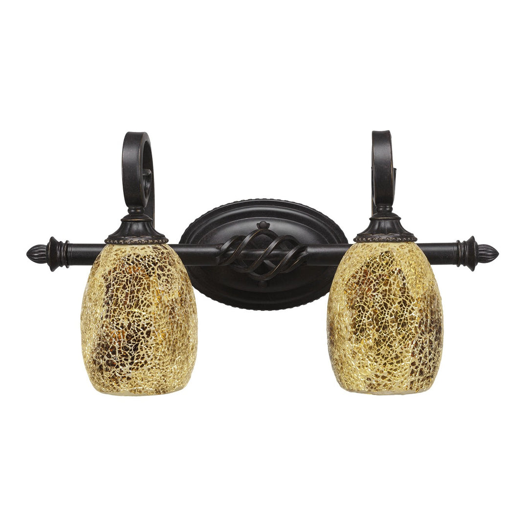 Toltec Eleganté 162-dg-4175 Bath Vanity Light 11 in. wide - Dark Granite