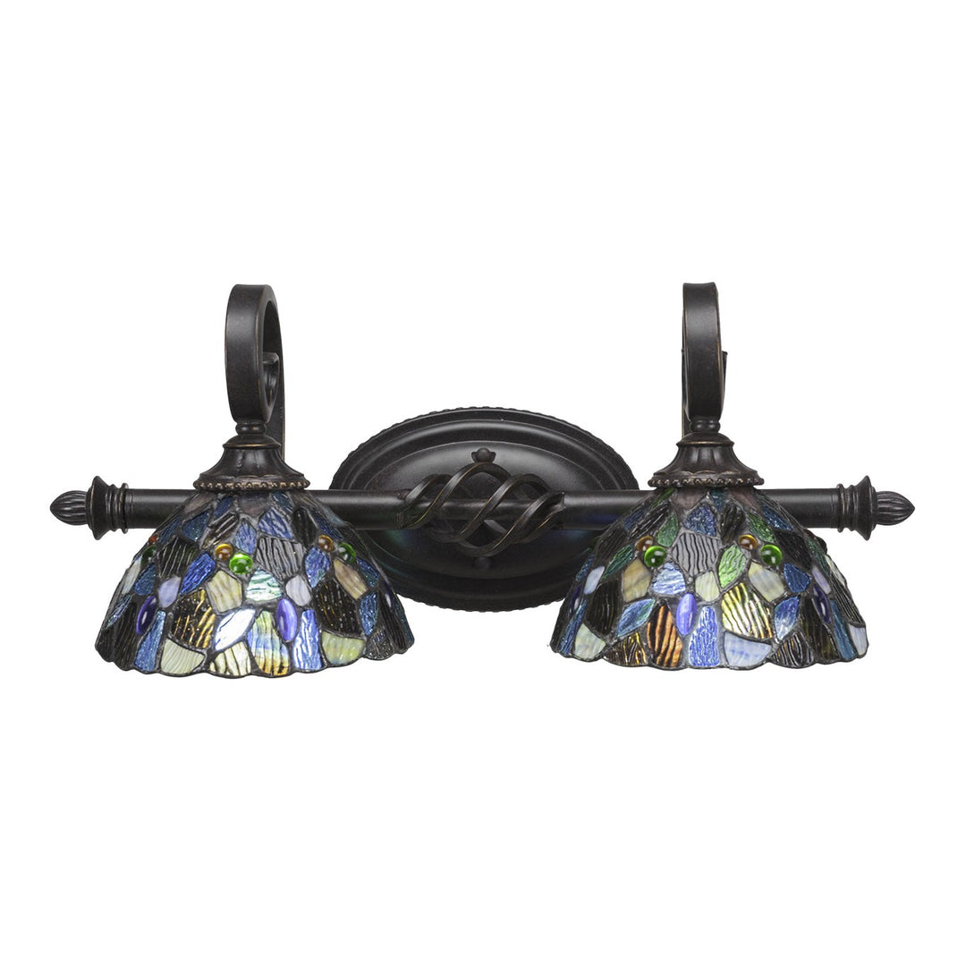 Toltec Eleganté 162-dg-9955 Bath Vanity Light 21 in. wide - Dark Granite