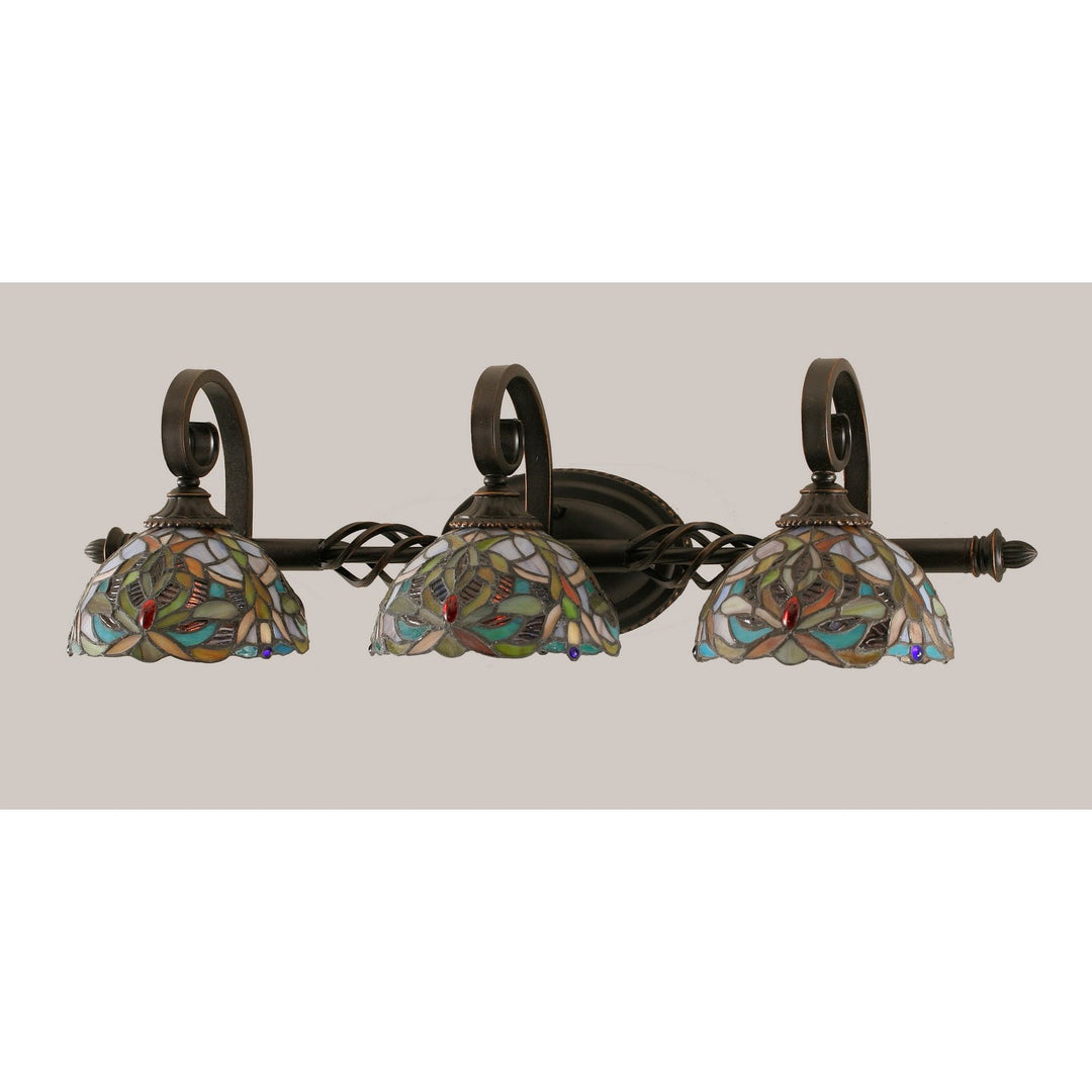 Toltec Eleganté 163-dg-9905 Bath Vanity Light 30 in. wide - Dark Granite
