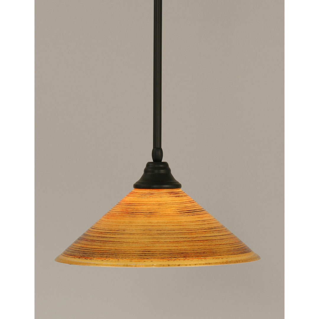 Toltec Stem 26-mb-414 Pendant Light - Matte Black