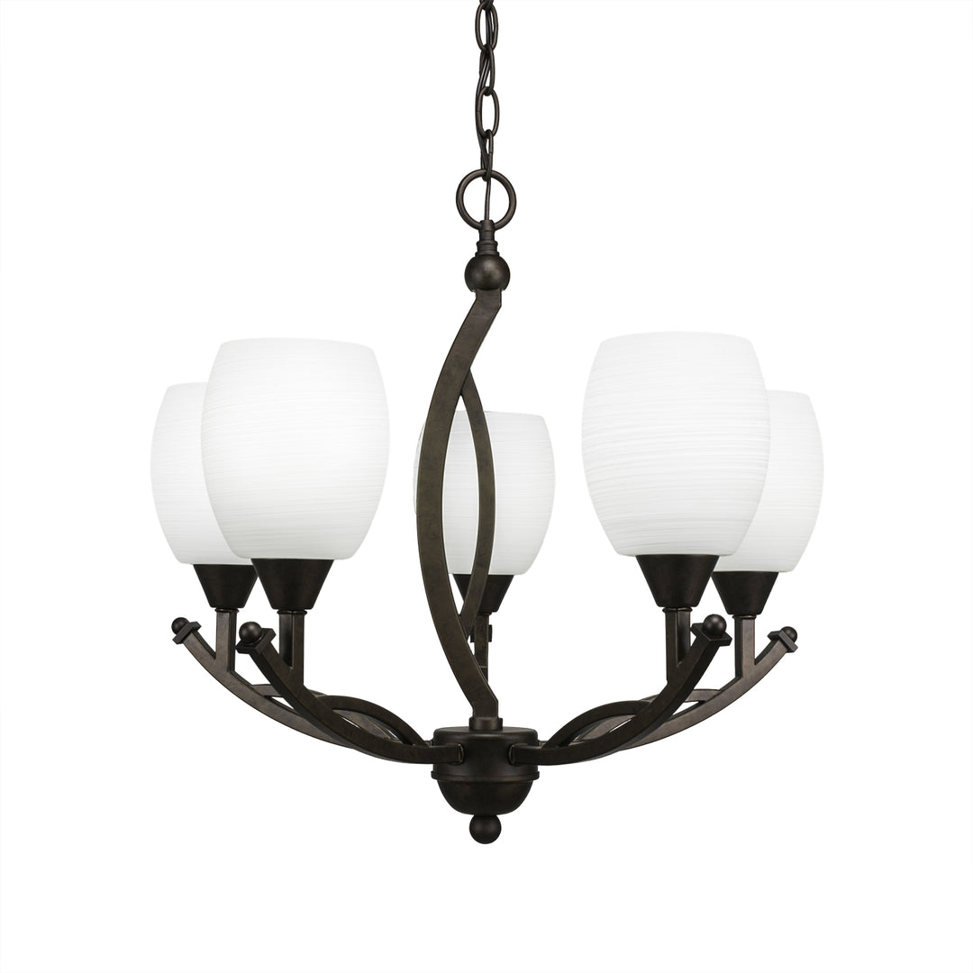 Toltec Bow 275-brz-615 Chandelier Light - Bronze