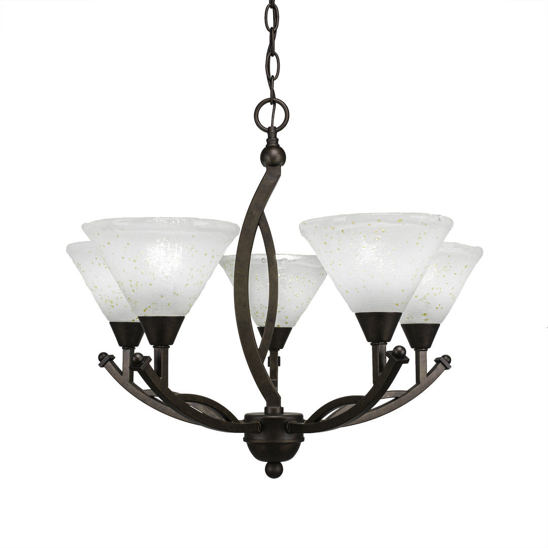 Toltec Bow 275-brz-7145 Chandelier Light - Bronze
