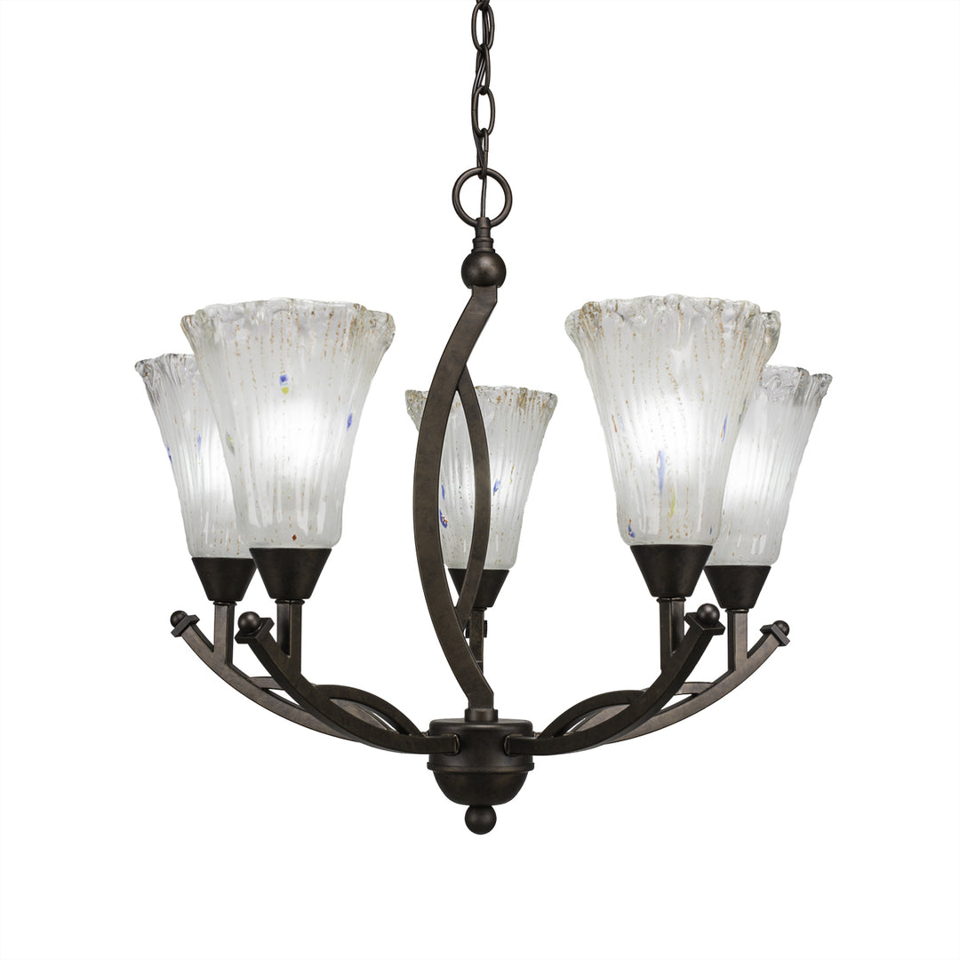 Toltec Bow 275-brz-721 Chandelier Light - Bronze