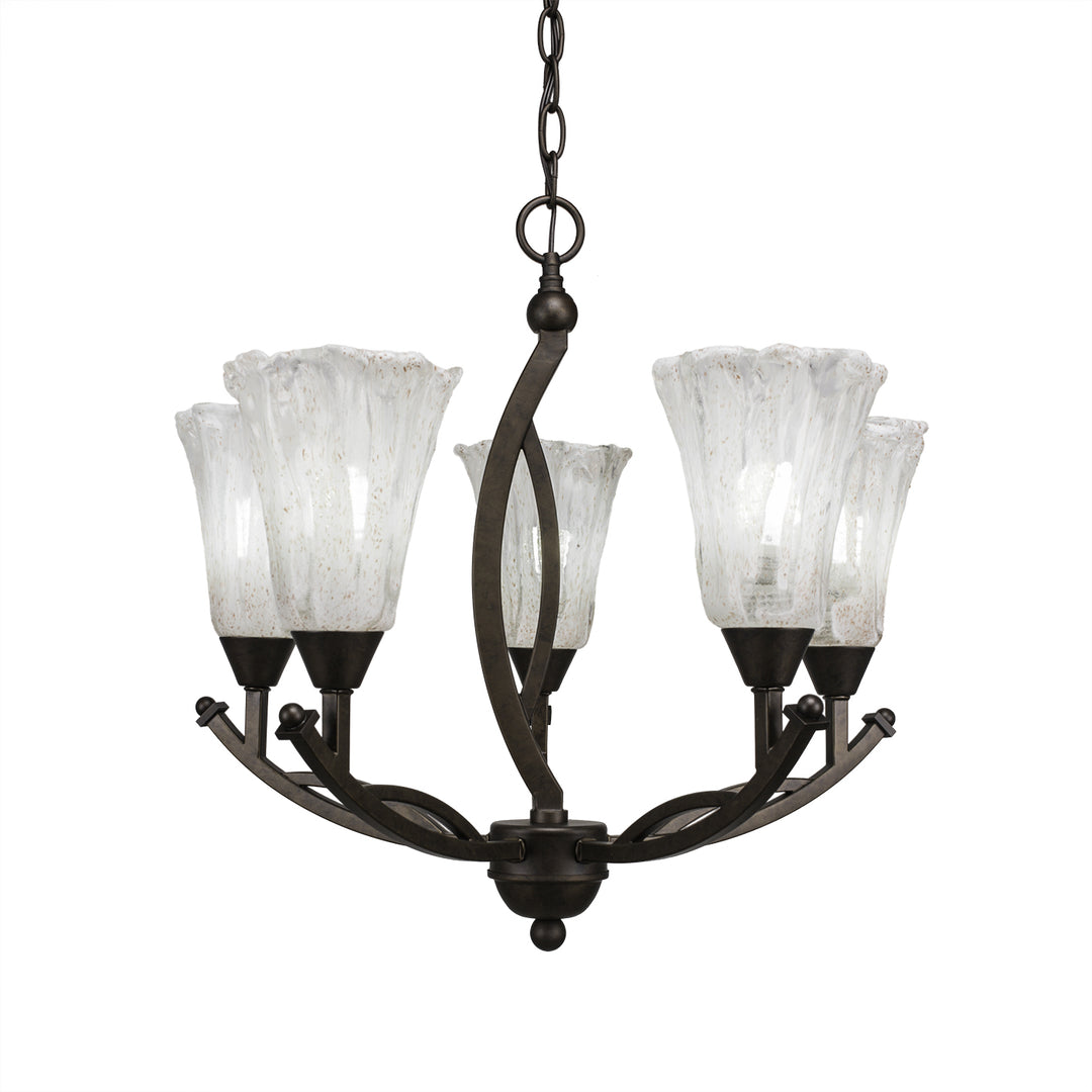 Toltec Bow 275-brz-729 Chandelier Light - Bronze