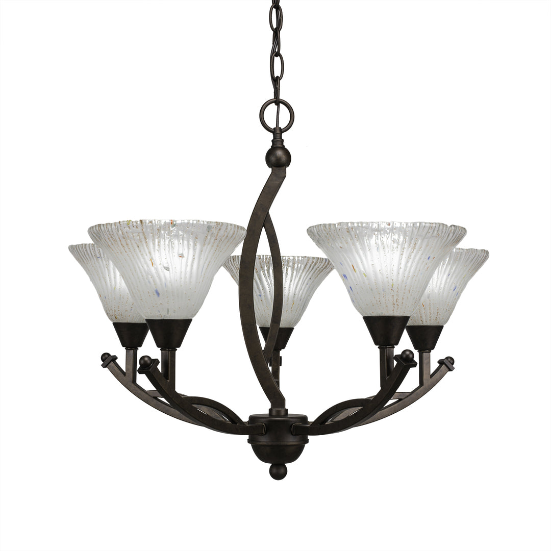 Toltec Bow 275-brz-751 Chandelier Light - Bronze