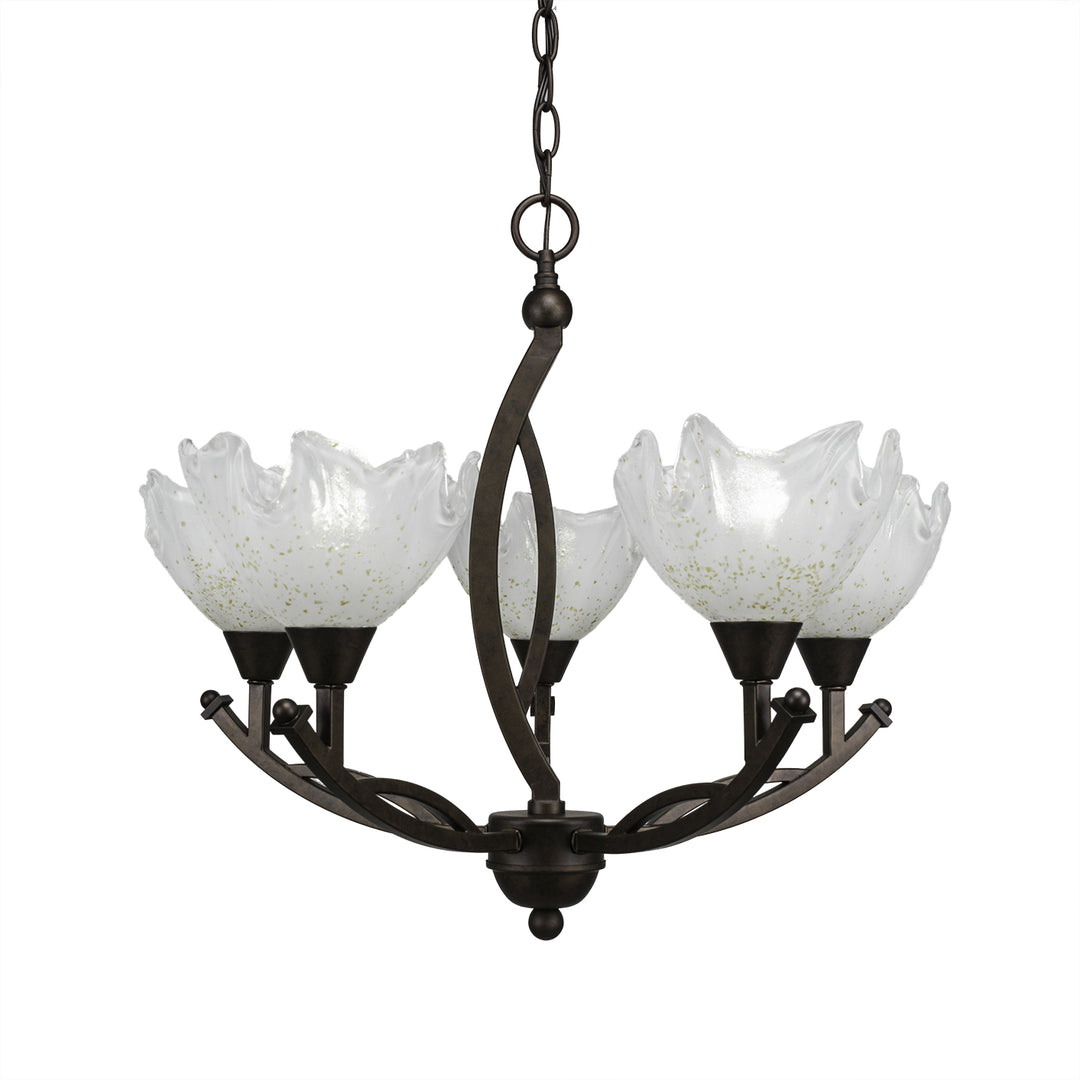 Toltec Bow 275-brz-755 Chandelier Light - Bronze