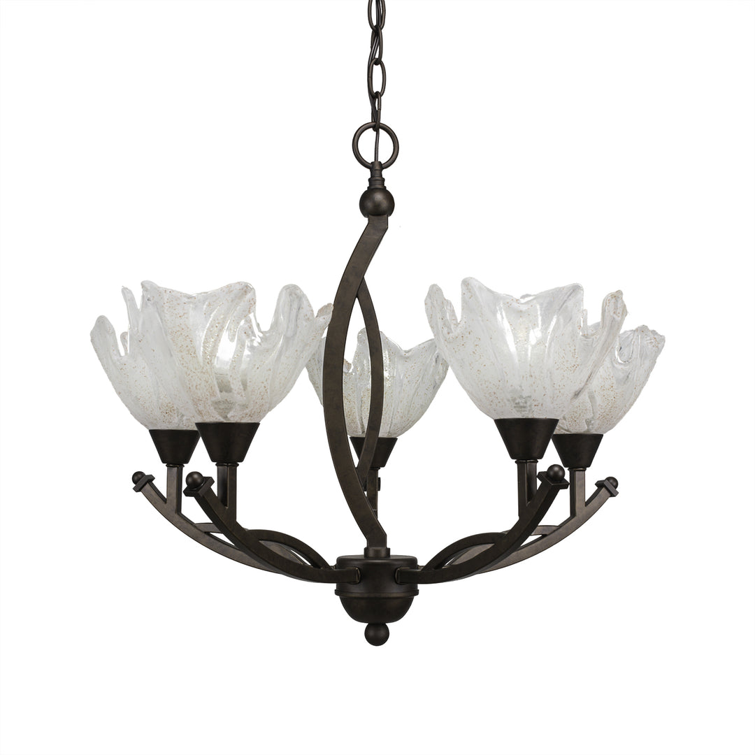 Toltec Bow 275-brz-759 Chandelier Light - Bronze