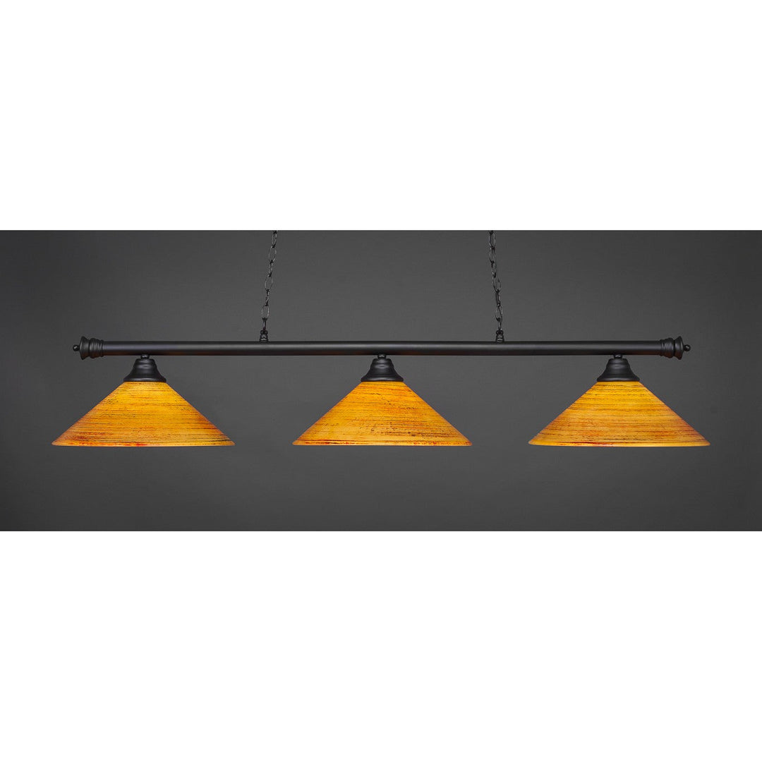 Toltec Oxford 373-mb-414 Pendant Light - Matte Black