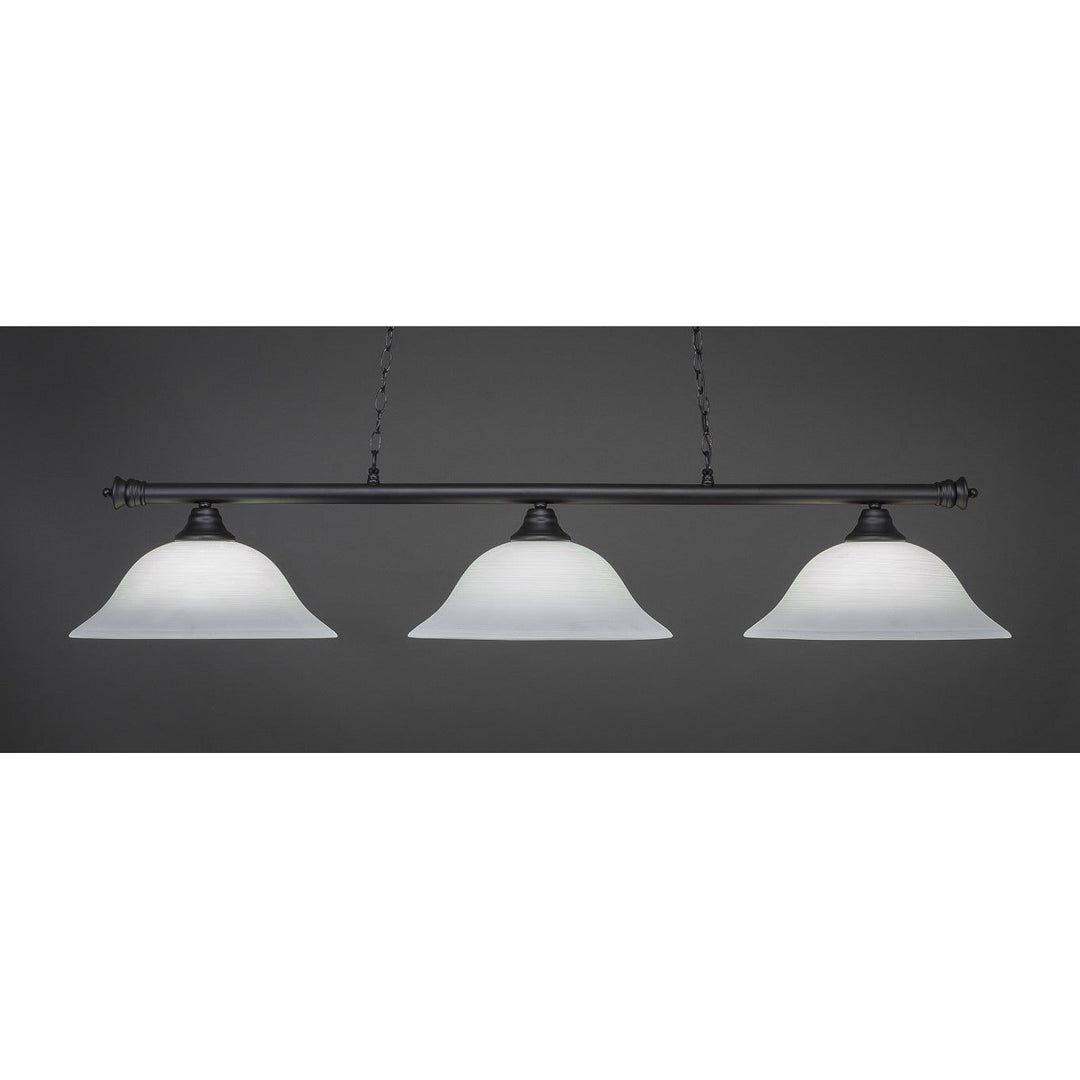 Toltec Oxford 373-mb-612 Pendant Light - Matte Black