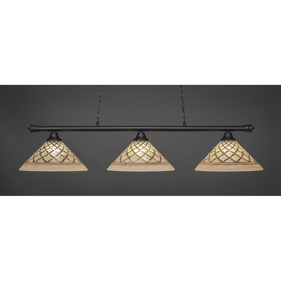 Toltec Oxford 373-mb-718 Pendant Light - Matte Black