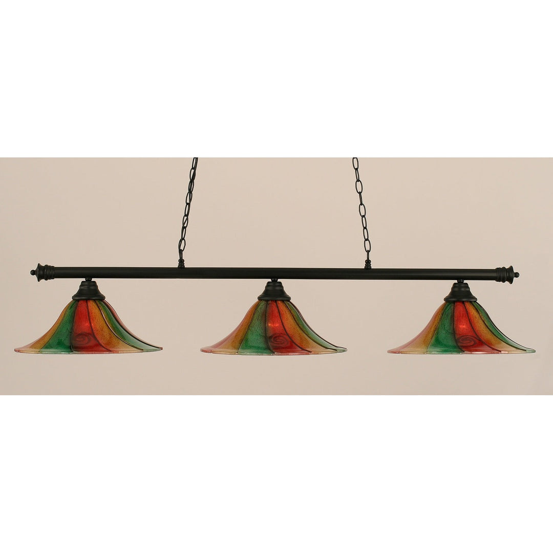 Toltec Oxford 373-mb-767 Pendant Light - Matte Black