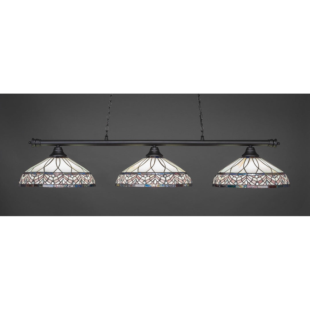 Toltec Oxford 373-mb-948 Pendant Light - Matte Black