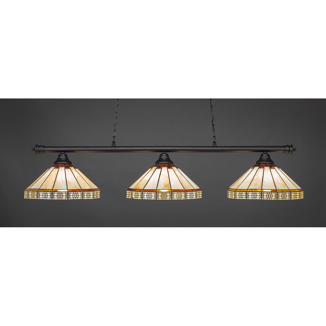 Toltec Oxford 373-mb-964 Pendant Light - Matte Black