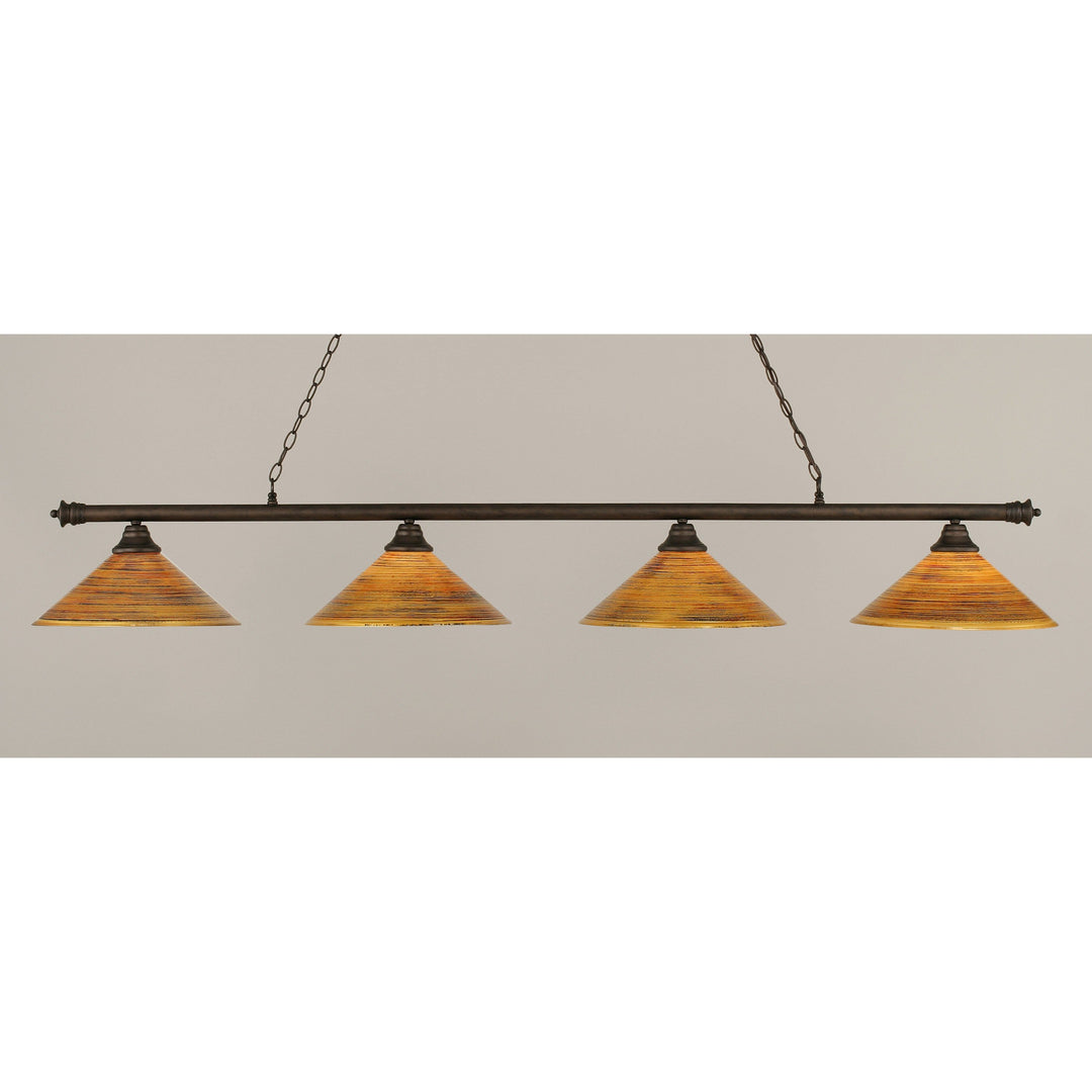 Toltec Oxford 374-brz-414 Pendant Light - Bronze