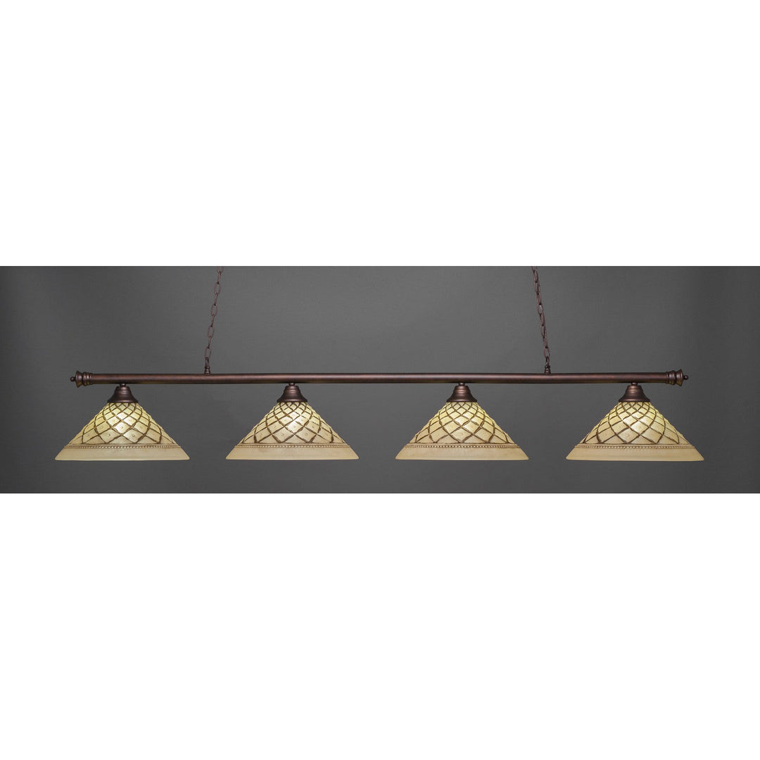Toltec Oxford 374-brz-718 Pendant Light - Bronze