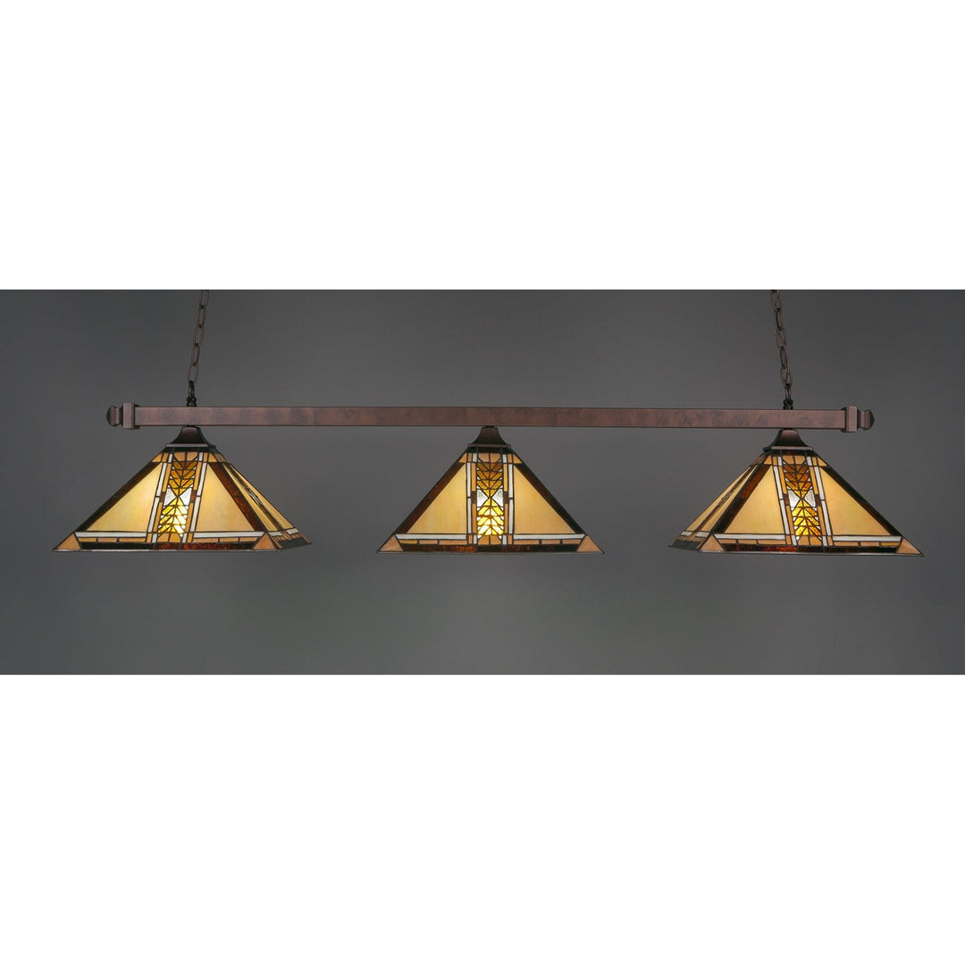Toltec Square 403-brz-986 Pendant Light - Bronze