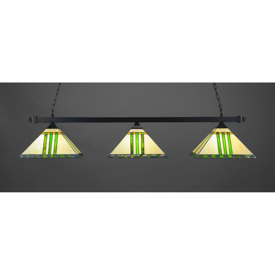 Toltec Square 403-mb-957 Pendant Light - Matte Black