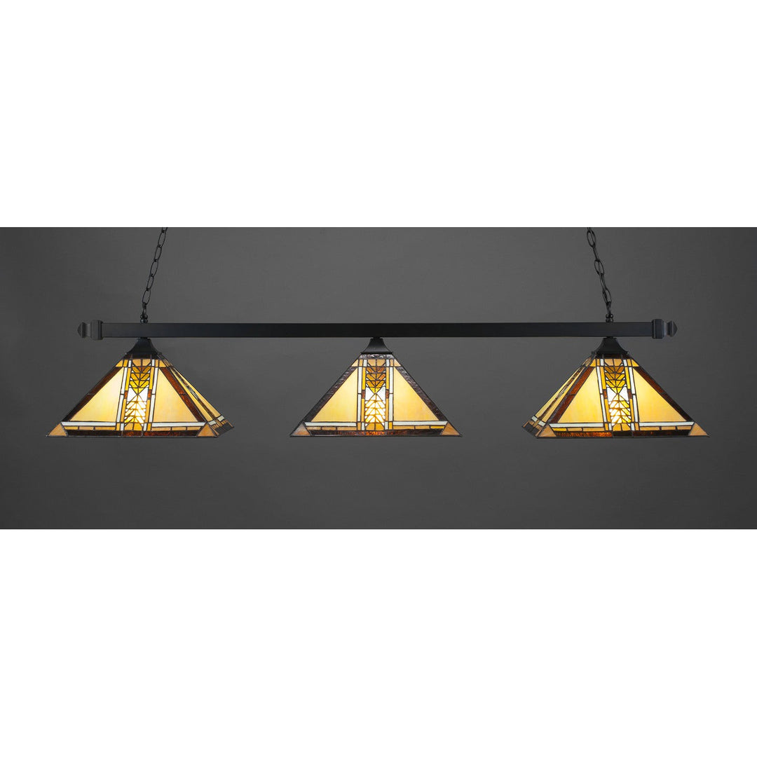 Toltec Square 403-mb-986 Pendant Light - Matte Black