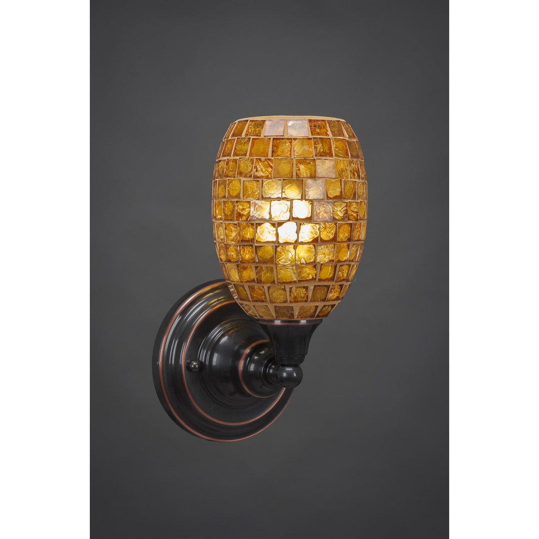 Toltec Any 40-bc-409 Wall Sconce Light - Black Copper