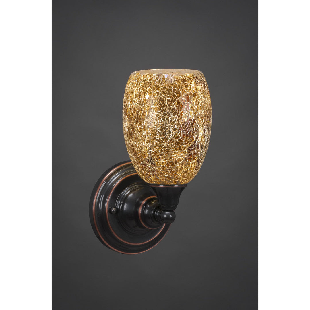 Toltec Any 40-bc-4175 Wall Sconce Light - Black Copper