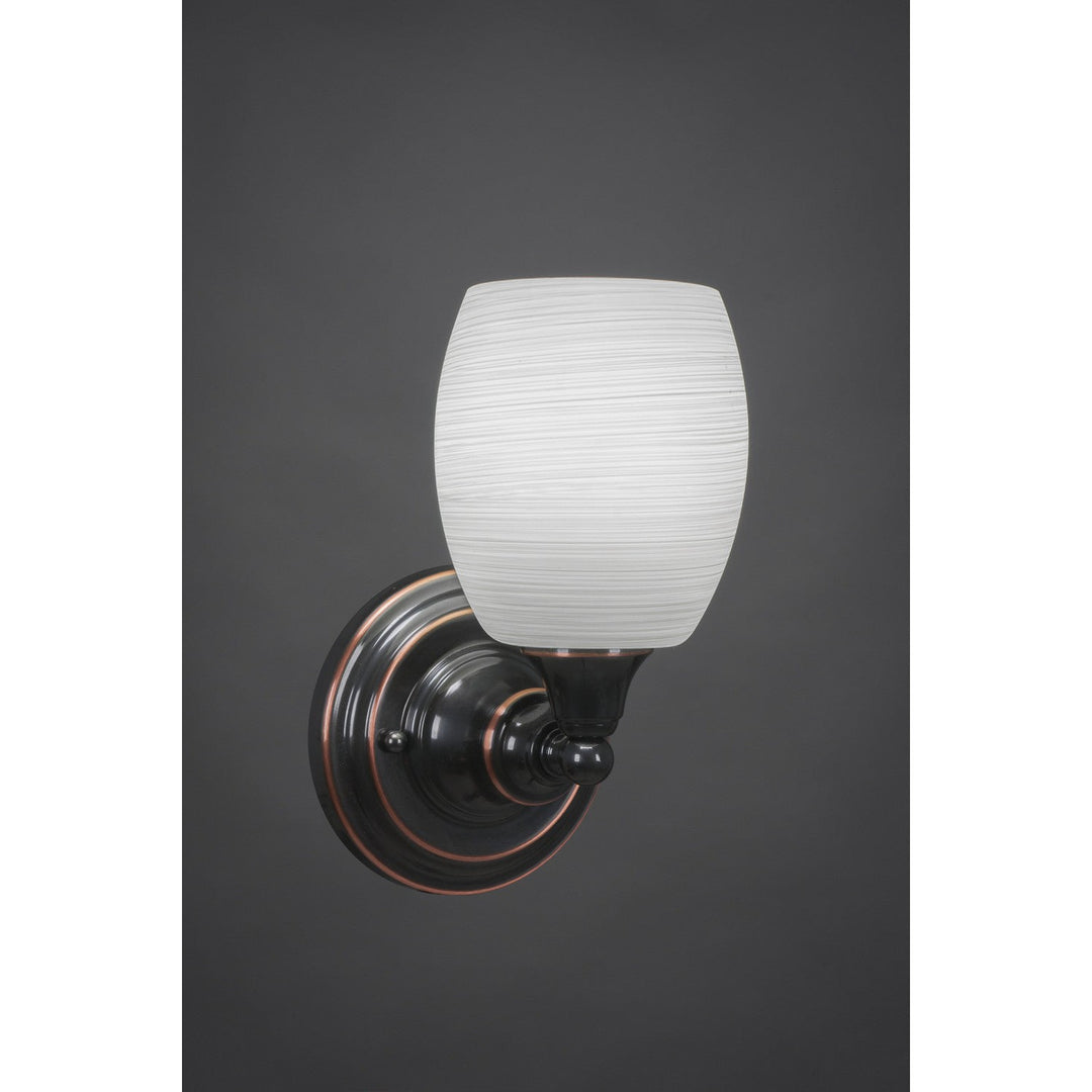 Toltec Any 40-bc-615 Wall Sconce Light - Black Copper