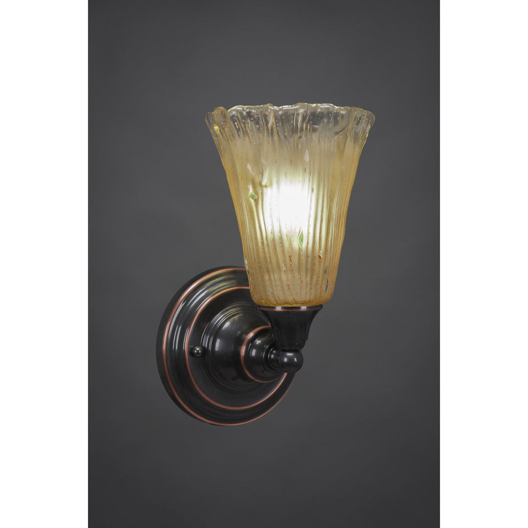 Toltec Any 40-bc-720 Wall Sconce Light - Black Copper