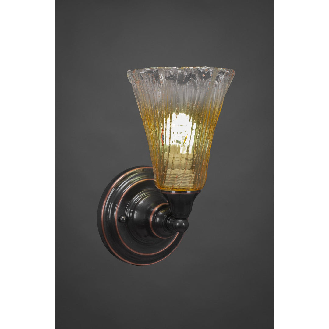 Toltec Any 40-bc-724 Wall Sconce Light - Black Copper