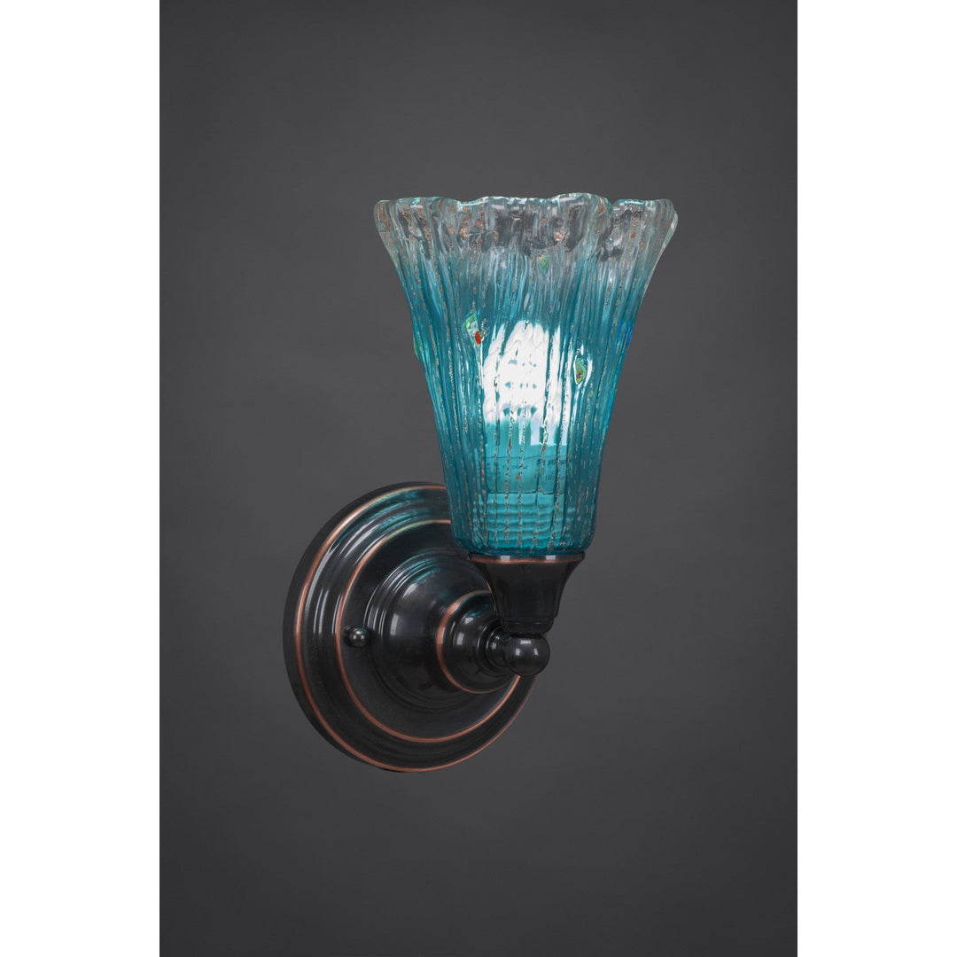 Toltec Any 40-bc-725 Wall Sconce Light - Black Copper