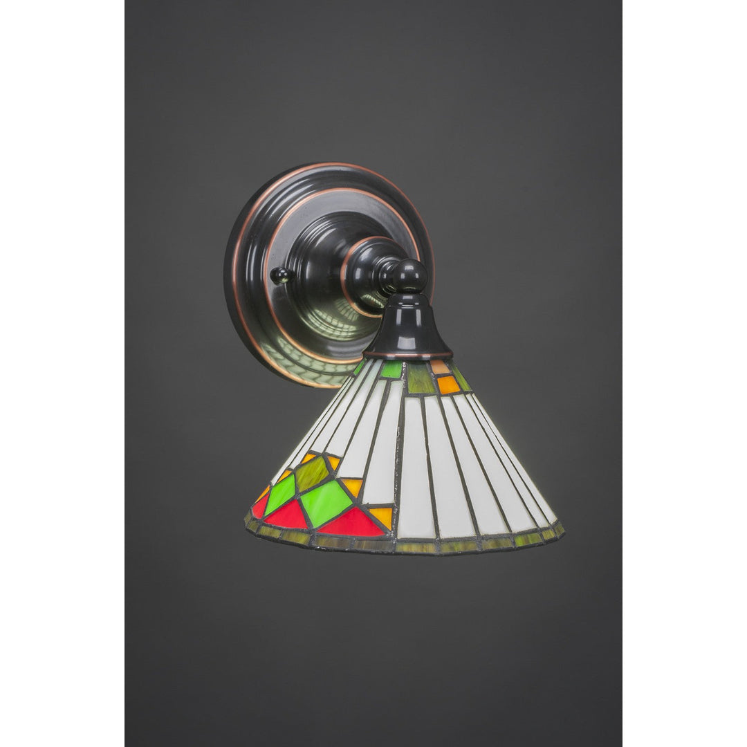 Toltec Any 40-bc-9375 Wall Sconce Light - Black Copper