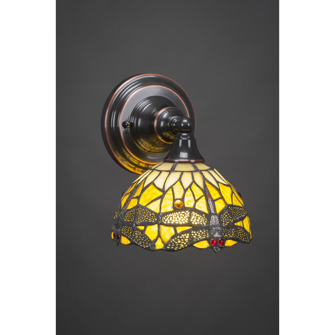 Toltec Any 40-bc-9465 Wall Sconce Light - Black Copper