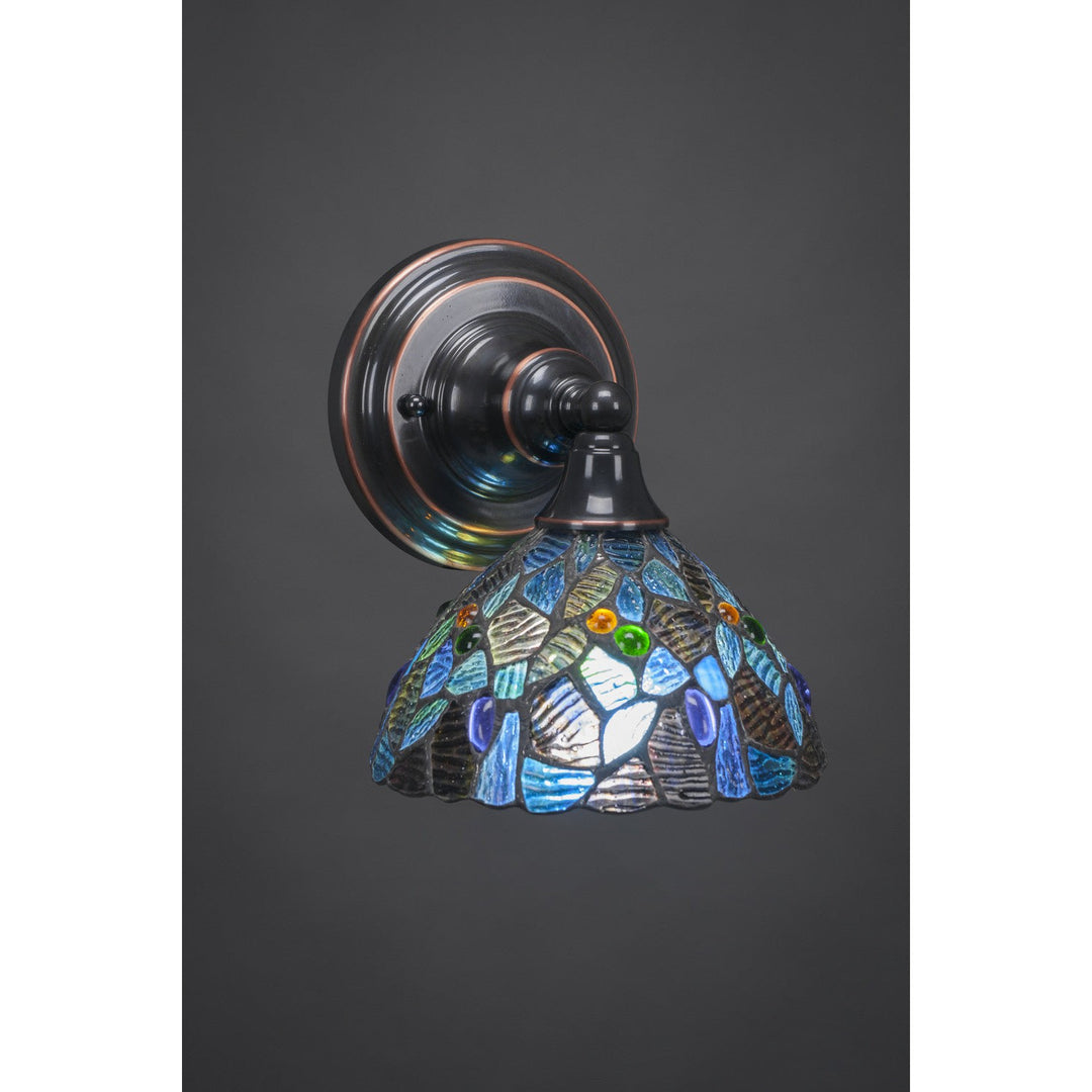 Toltec Any 40-bc-9955 Wall Sconce Light - Black Copper