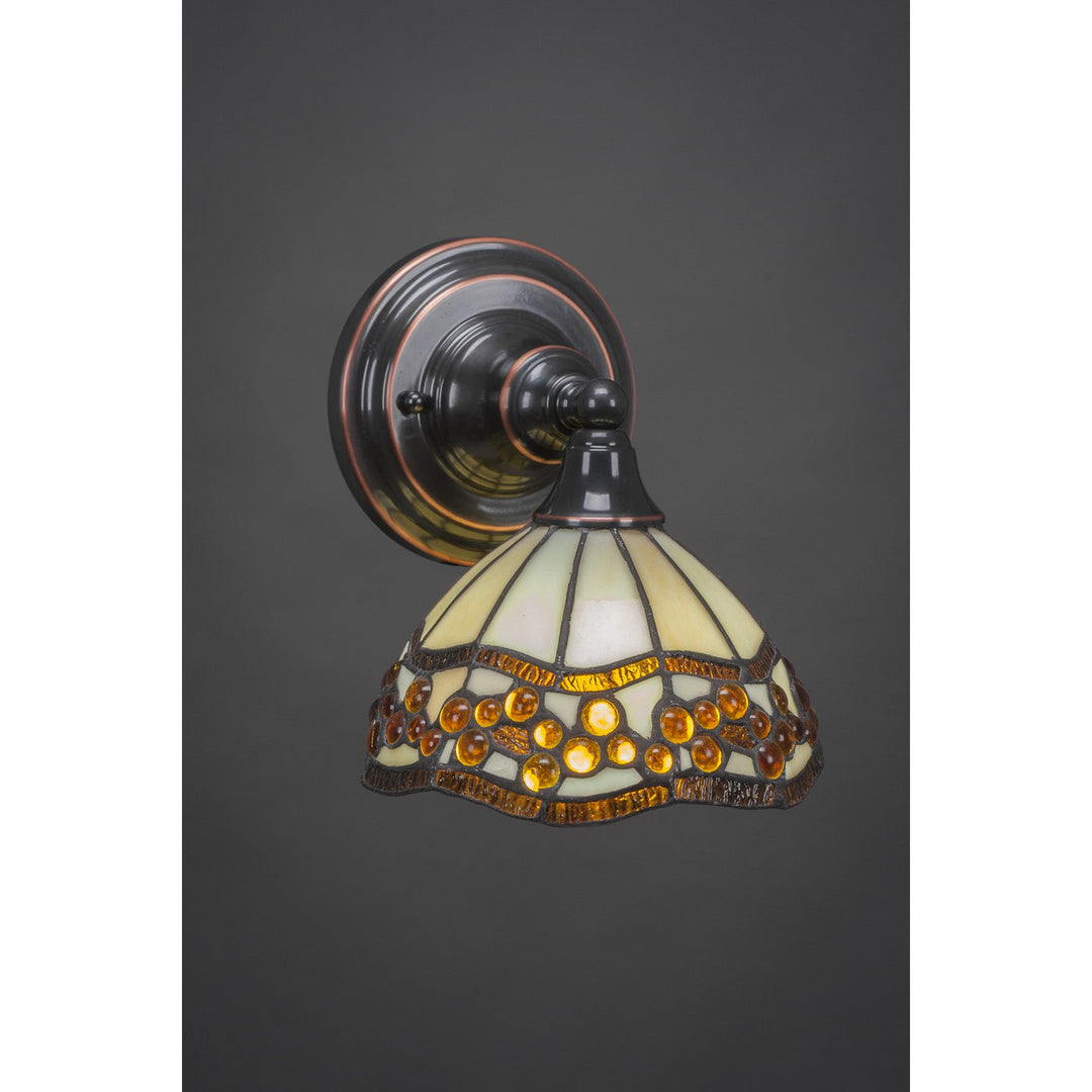 Toltec Any 40-bc-9975 Wall Sconce Light - Black Copper