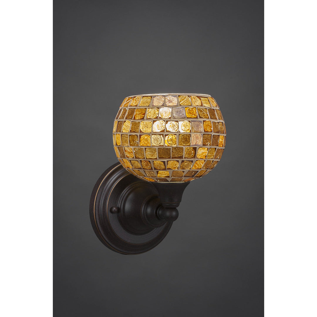 Toltec Any 40-dg-402 Wall Sconce Light - Dark Granite