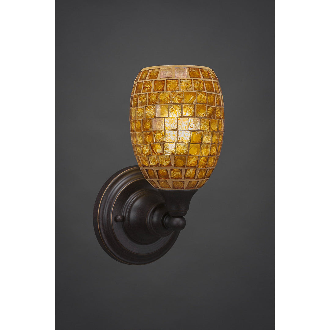 Toltec Any 40-dg-409 Wall Sconce Light - Dark Granite