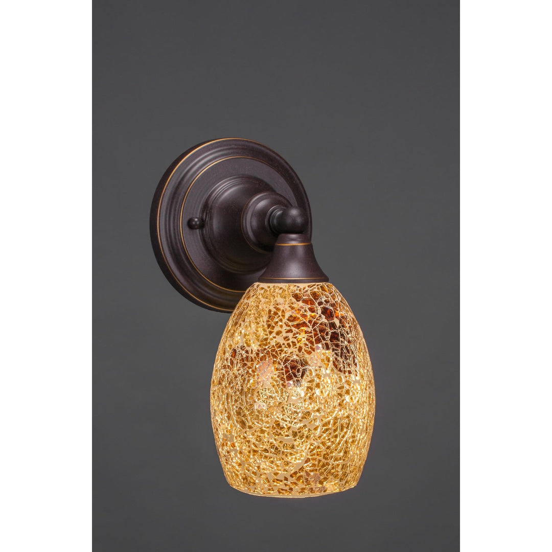 Toltec Any 40-dg-4175 Wall Sconce Light - Dark Granite