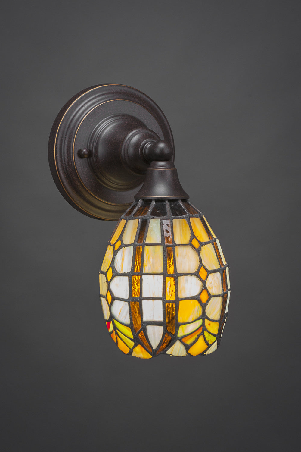 Toltec Any 40-DG-9871 Wall Sconce Light - Dark Granite