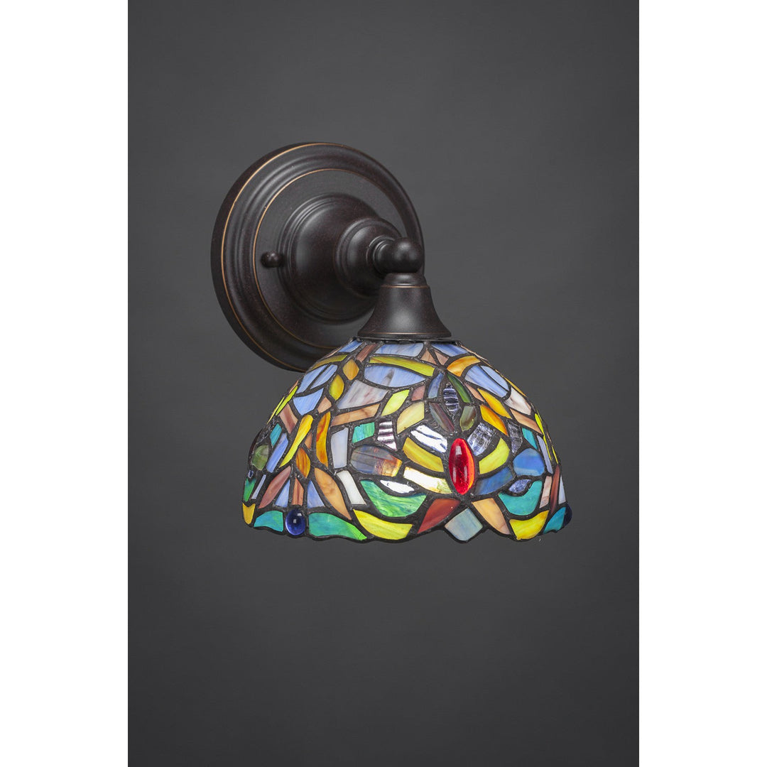 Toltec Any 40-dg-9905 Wall Sconce Light - Dark Granite