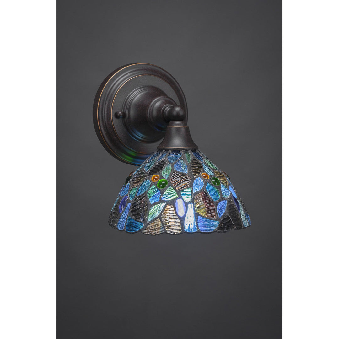 Toltec Any 40-dg-9955 Wall Sconce Light - Dark Granite